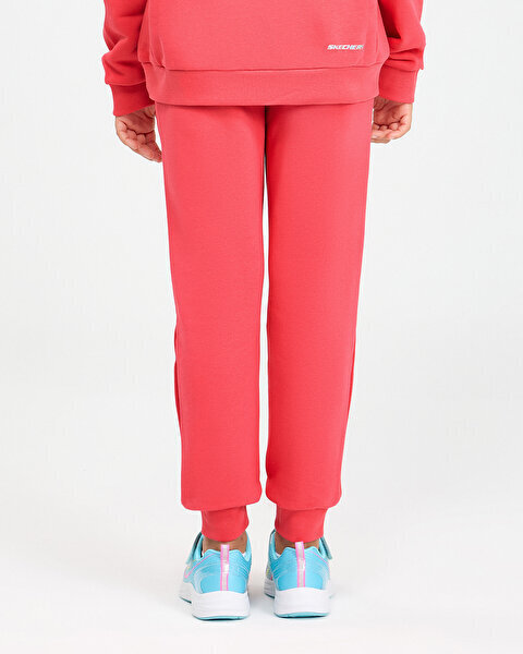 Skechers G Essential Jogger Sweatpant Pembe Çocuk Eşofman Altı - 5
