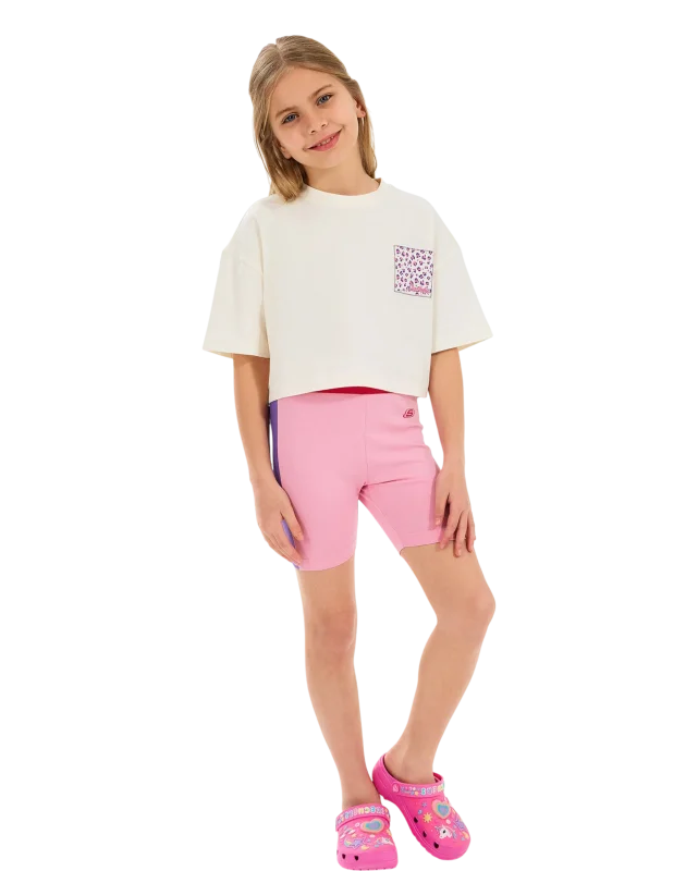 Skechers Graphıc Crop Çocuk Tshirt - 4