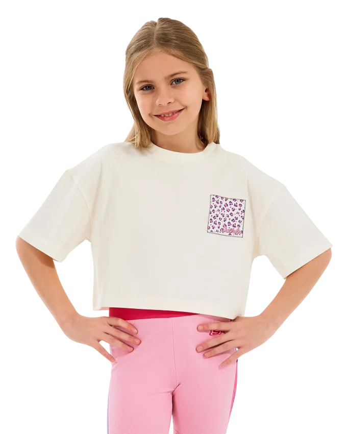 Skechers Graphıc Crop Çocuk Tshirt - 1