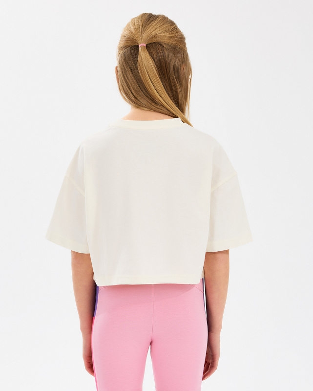 Skechers G Graphıc Tee Crop T-Shirt Çocuk Tshirt - 3