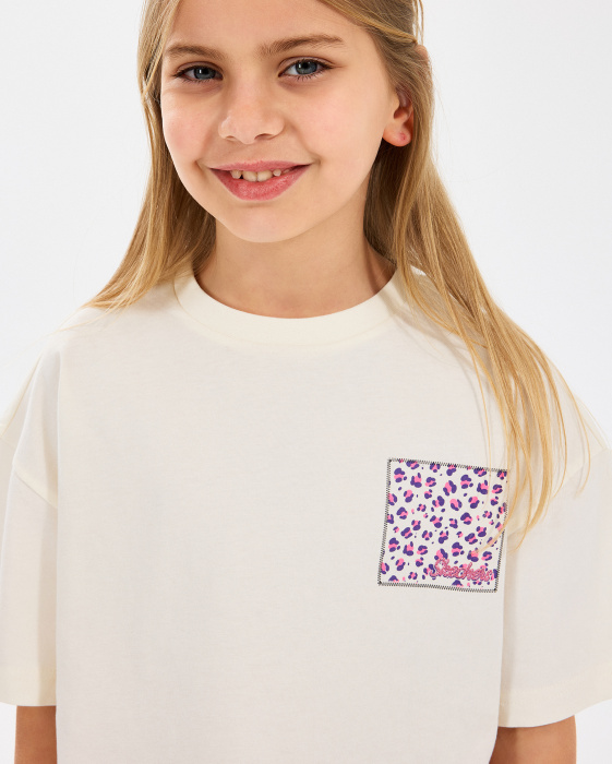 Skechers G Graphıc Tee Crop T-Shirt Çocuk Tshirt - 4