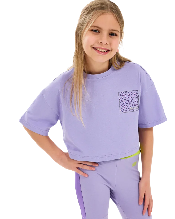 Skechers Graphıc Crop Çocuk Tshirt - 1
