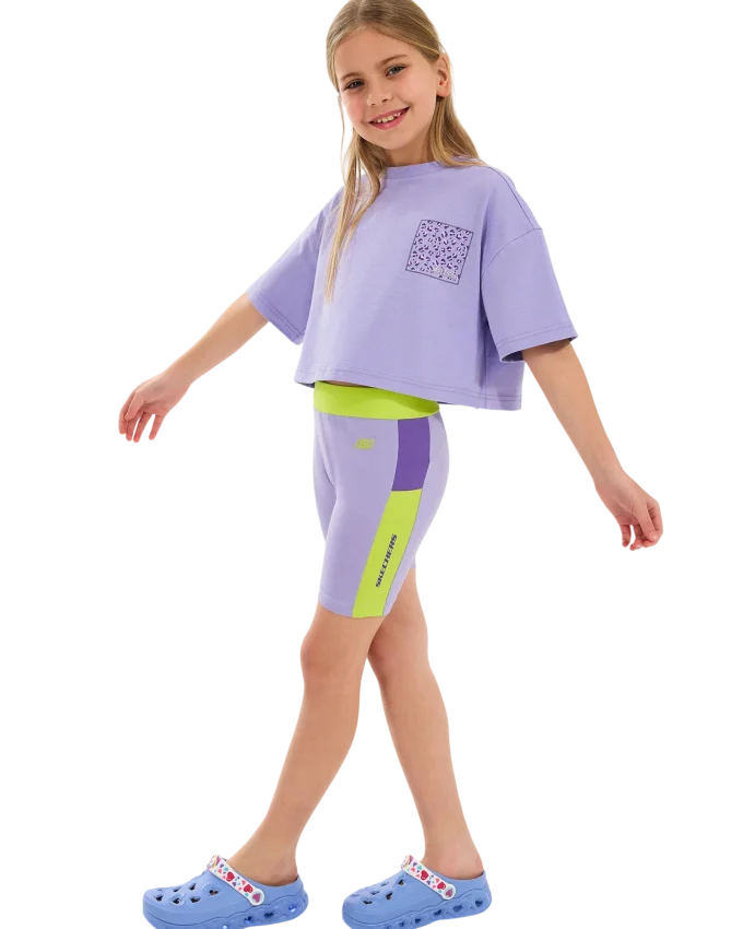 Skechers Graphıc Crop Çocuk Tshirt - 2