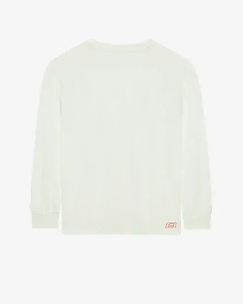 Skechers G Graphic Tee Long Sleeve Beyaz Çocuk Tshirt - 2