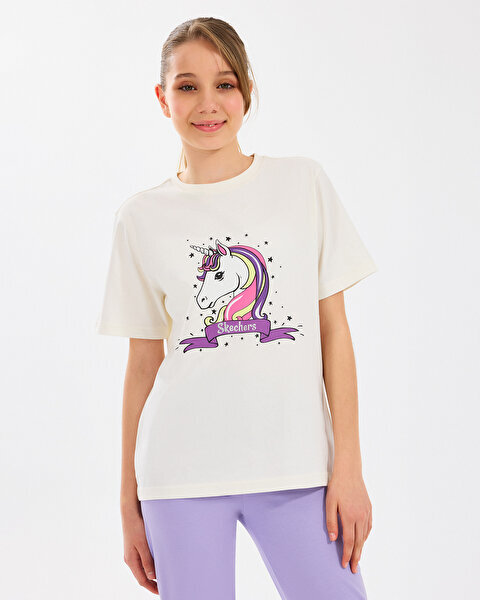 Skechers G Graphıc Tee T-Shirt Çocuk Tshirt - 2