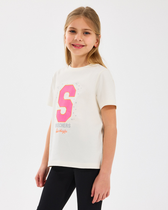 Skechers G Graphıc Tee T-Shirt Çocuk Tshirt - 3