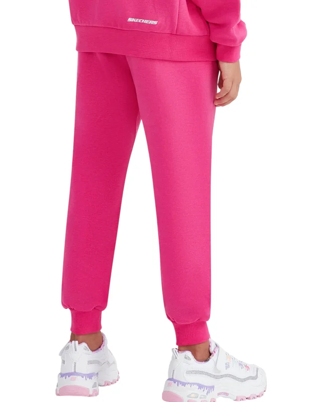 Skechers G LW Fleece Jogger Sweatpant Pembe Çocuk Eşofman Altı - 2