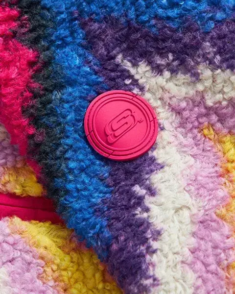 Skechers Outdoor Fleece Full Zip Sherpa Pembe Çocuk Sweatshirt - 7