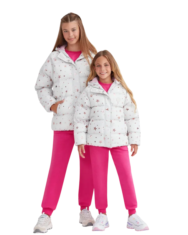 Skechers Outerwear Padded Gri Çocuk Mont - 5