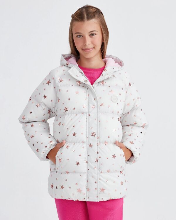 Skechers Outerwear Padded Gri Çocuk Mont - Skechers (1)