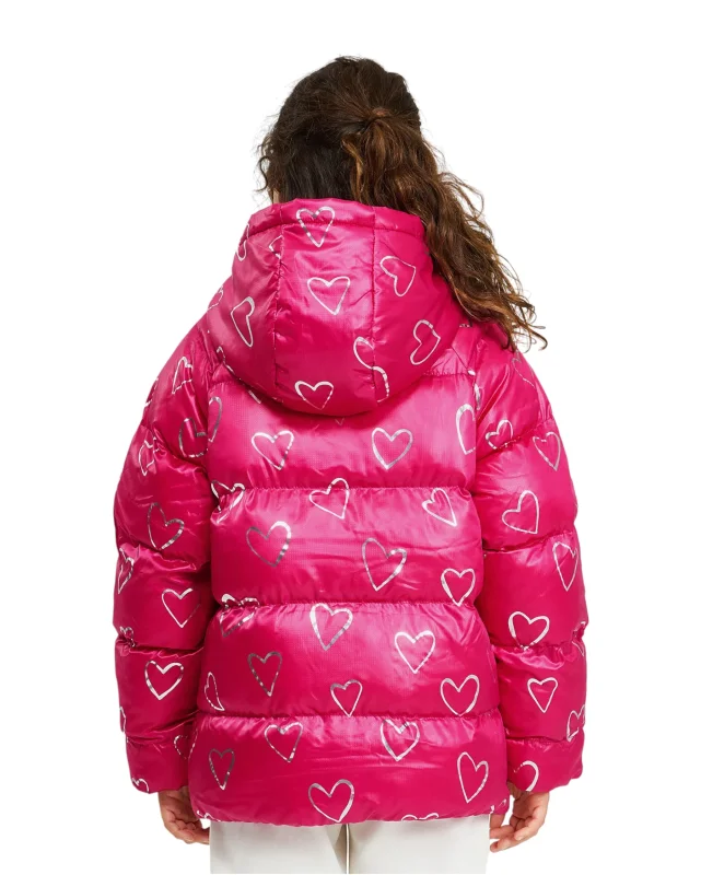 Skechers Outerwear Padded Pembe Çocuk Mont - 2