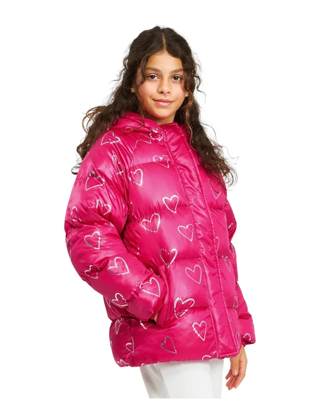 Skechers Outerwear Padded Pembe Çocuk Mont - 3