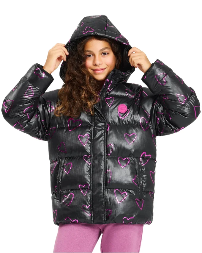 Skechers Outerwear Padded Siyah Çocuk Mont - 3