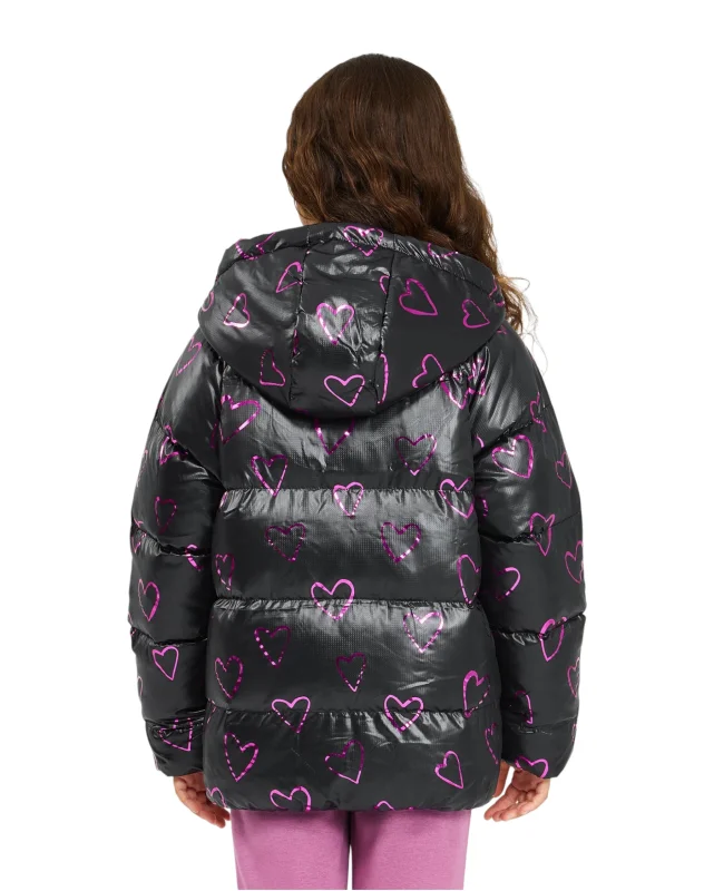 Skechers Outerwear Padded Siyah Çocuk Mont - 4