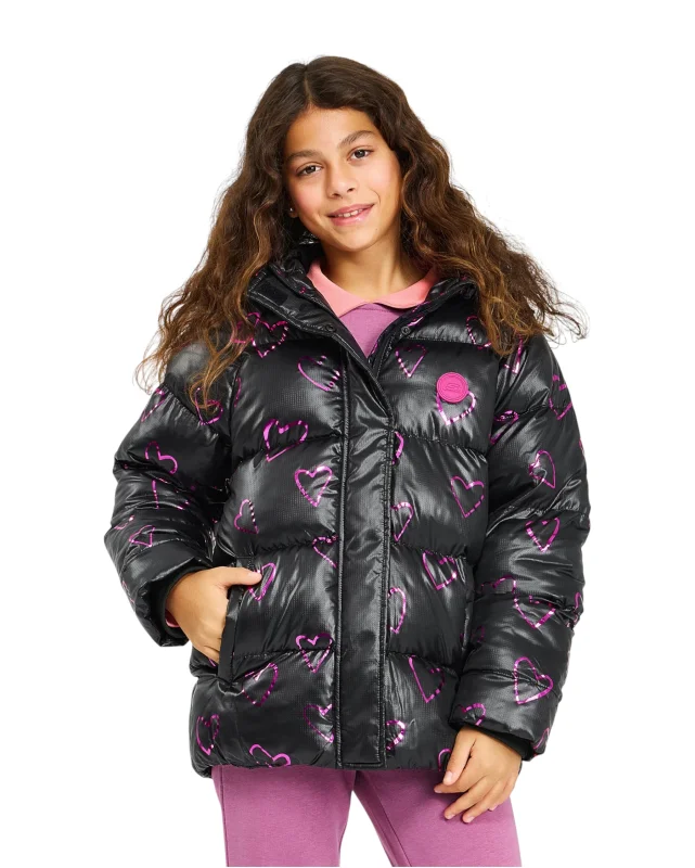 Skechers Outerwear Padded Siyah Çocuk Mont - 2