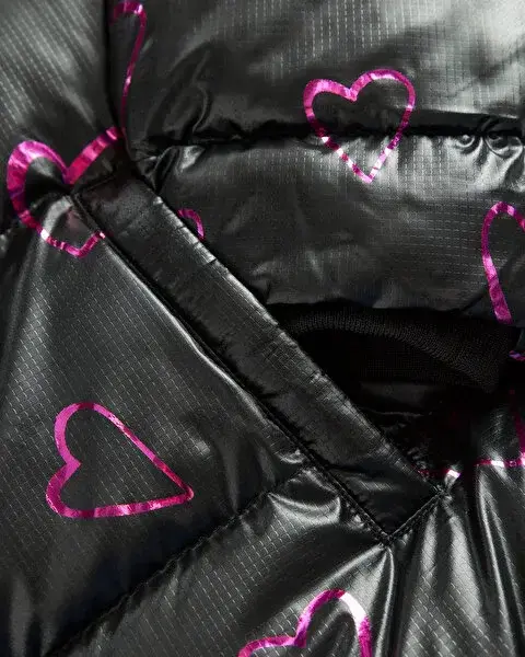 Skechers Outerwear Padded Siyah Çocuk Mont - 7