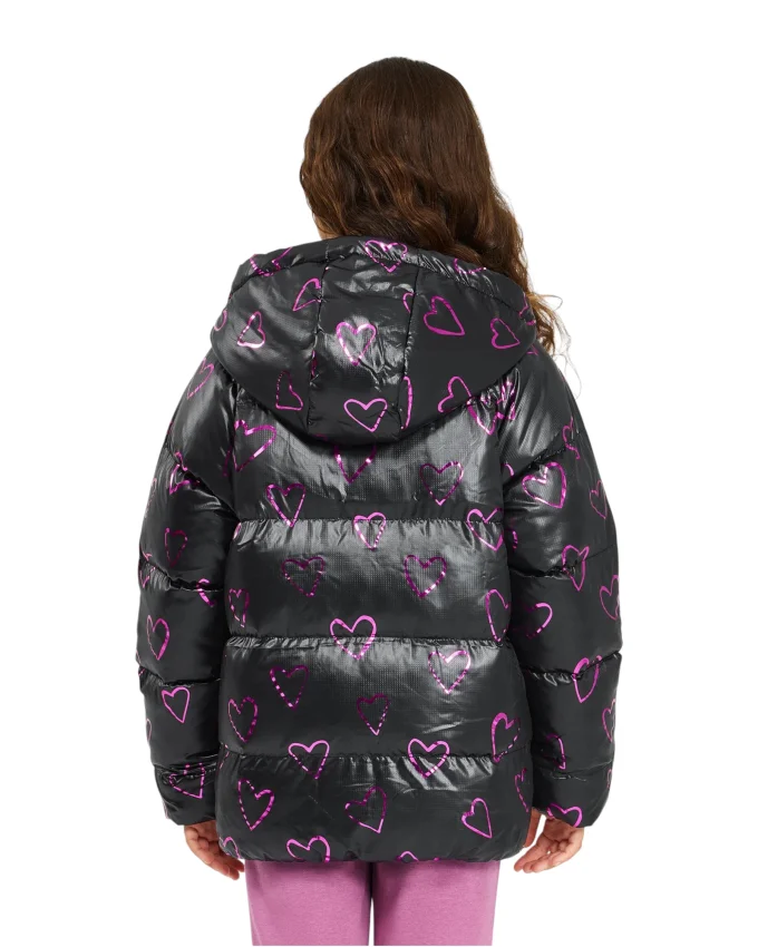 Skechers Outerwear Padded Siyah Çocuk Mont - 4