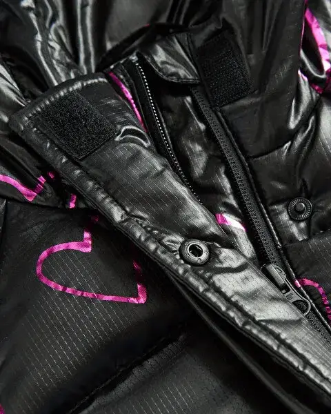 Skechers G Outerwear Padded Jacket SİYAH Çocuk Mont - 3