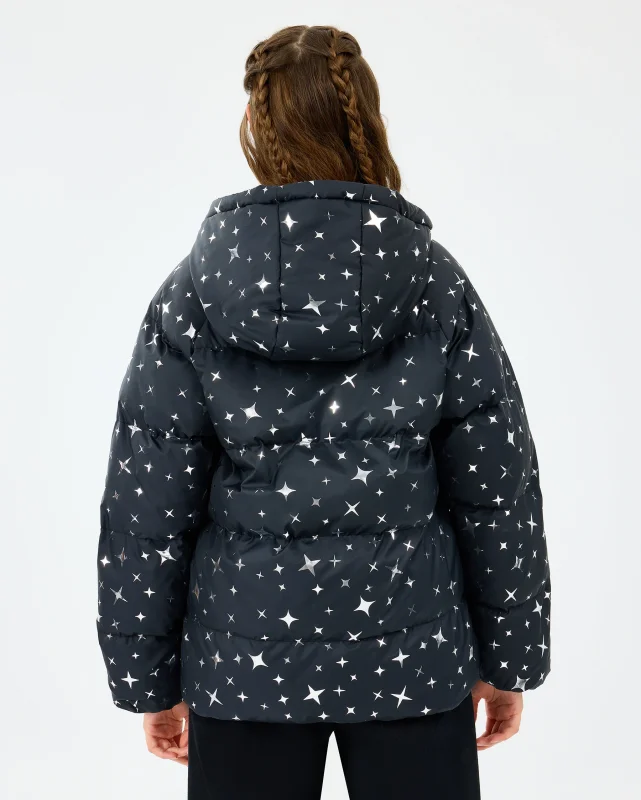 Skechers G Puffer Jacket Siyah Çocuk Mont - 3