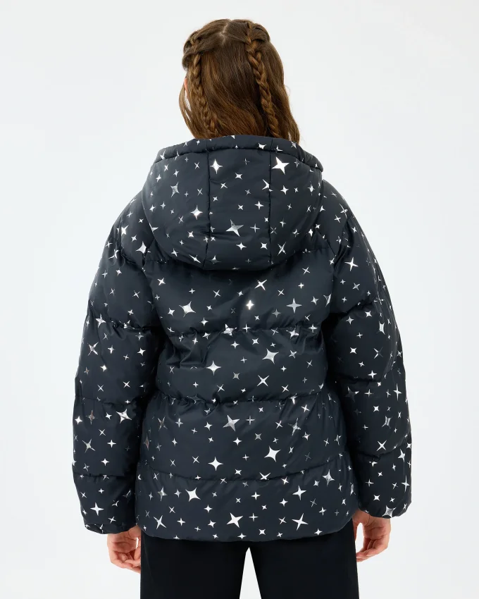 Skechers G Puffer Jacket Siyah Çocuk Mont - 3