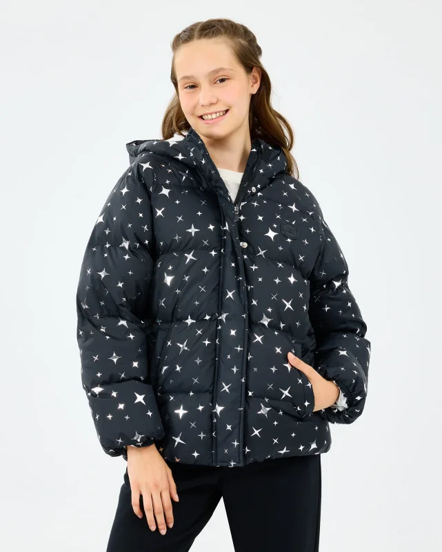 Skechers G Puffer Jacket Siyah Çocuk Mont - 5