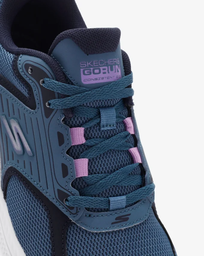 Skechers Go Run Consistent 2.0 - Advantage Mavi Kadın Koşu Ayakkabısı - 8