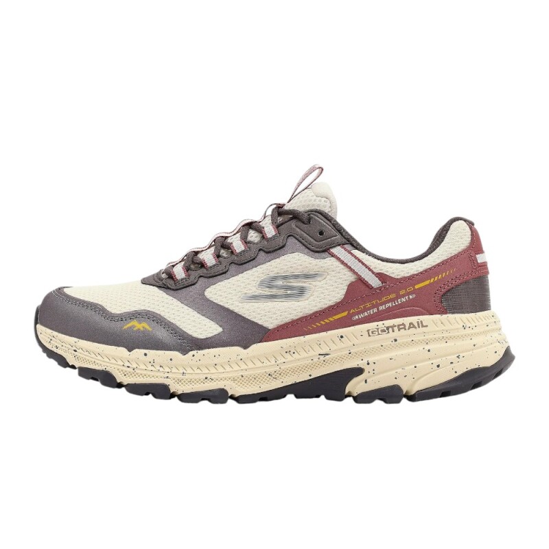 Skechers Go Run Trail Altitude 2.0 Ravine Bej Kadın Koşu Ayakkabısı - Skechers