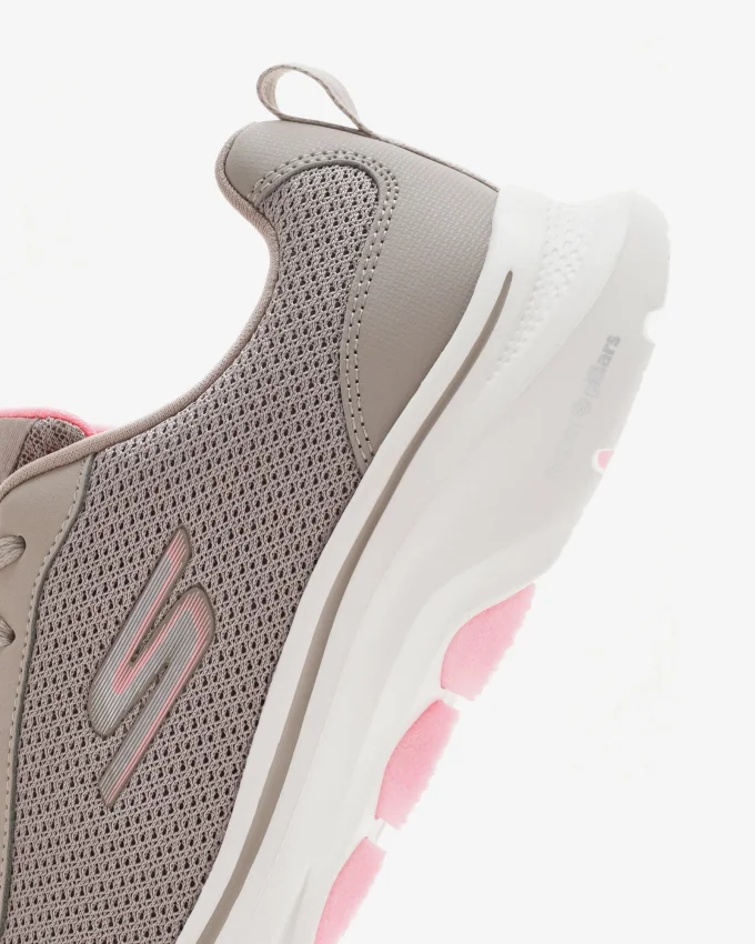 Skechers Go Walk 7 - Clear Path Bej Kadın Günlük Ayakkabı - 8