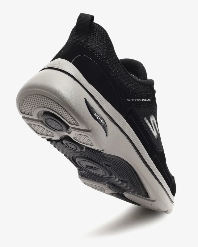 Skechers Go Walk Arach Fit 2.0 Seared Siyah Erkek Günlük Ayakkabı - 5