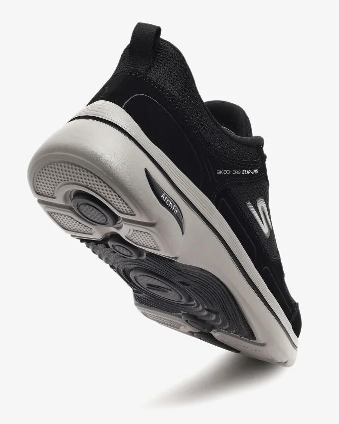 Skechers Go Walk Arach Fit 2.0 Seared Siyah Erkek Günlük Ayakkabı - 5