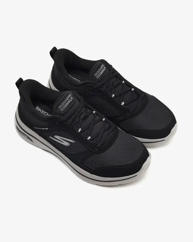 Skechers Go Walk Arach Fit 2.0 Seared Siyah Erkek Günlük Ayakkabı - 7