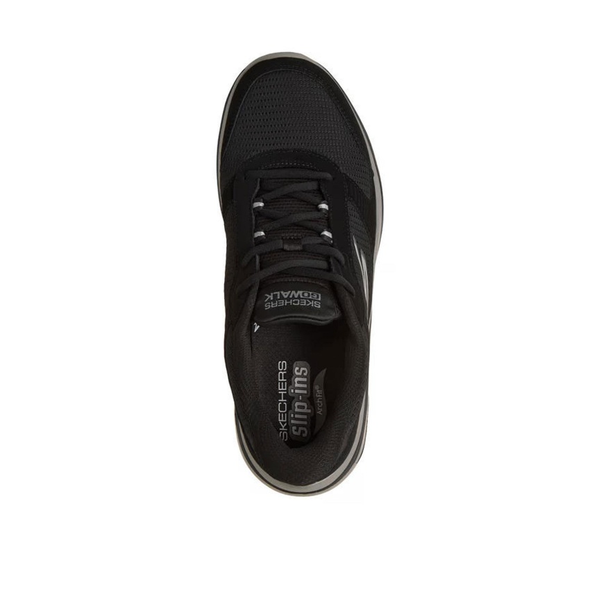 Skechers Go Walk Arach Fit 2.0 Seared Siyah Erkek Günlük Ayakkabı - 3
