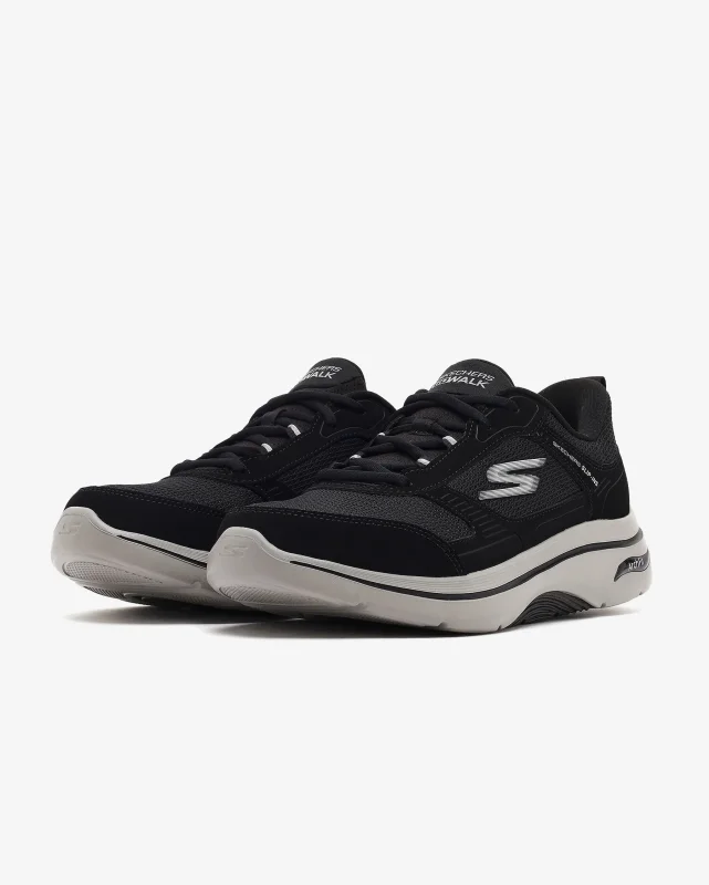 Skechers Go Walk Arach Fit 2.0 Seared Siyah Erkek Günlük Ayakkabı - 8
