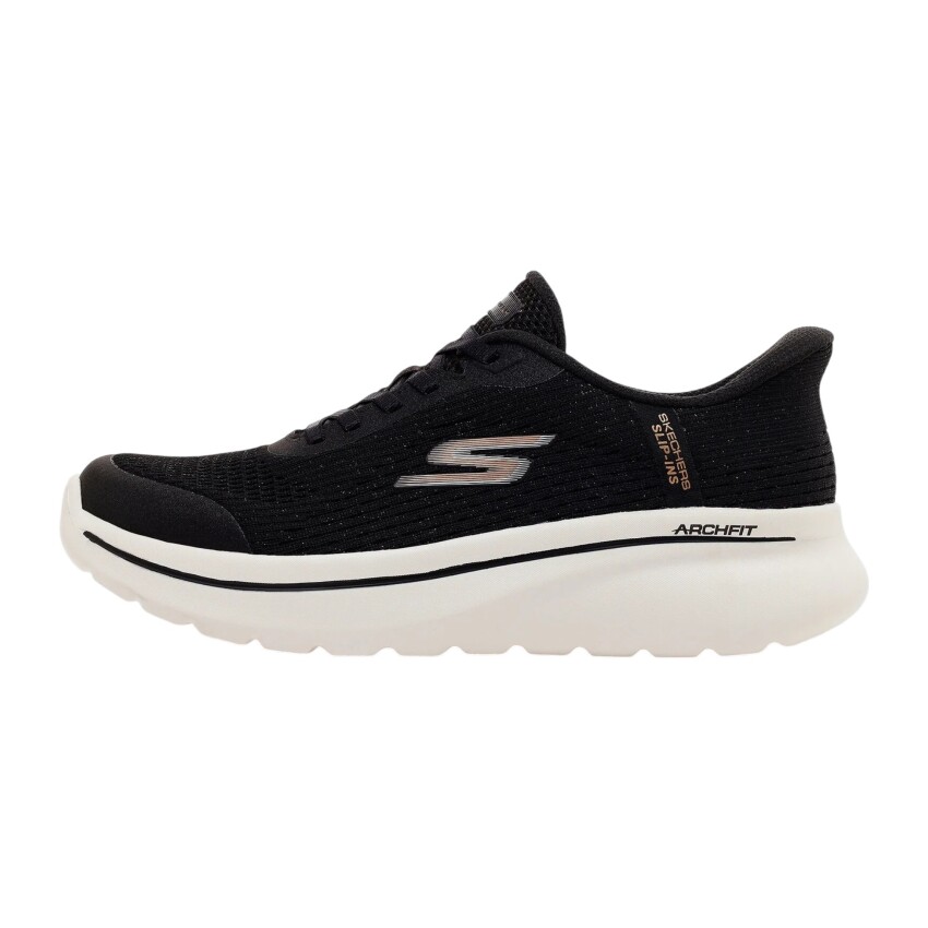 Skechers Go Walk Arch Fit N-Joy Siyah Kadın Günlük Ayakkabı - 1