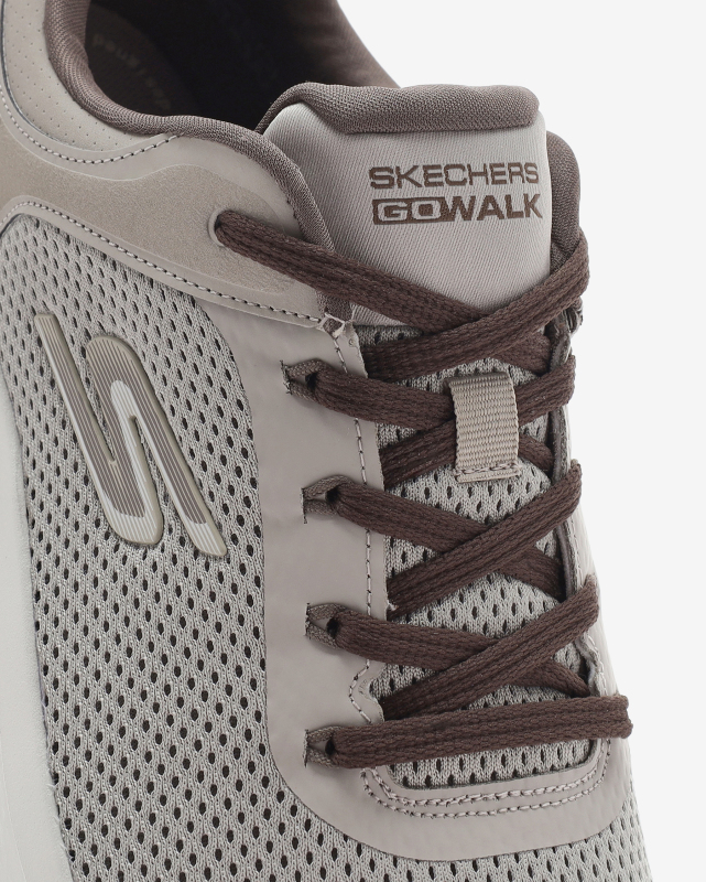 Skechers Go Walk Flex - Independent Bej Erkek Günlük Ayakkabı - 7