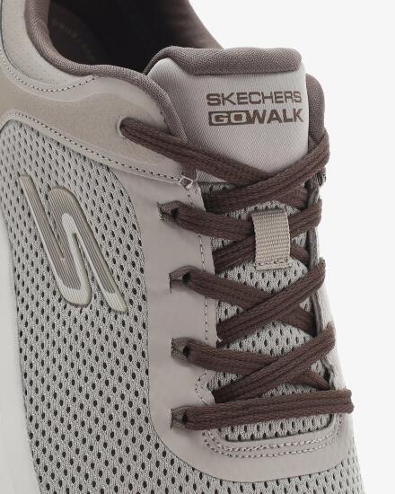 Skechers GO WALK FLEX - İNDEPENDENT Bej Erkek Günlük Ayakkabı - 9