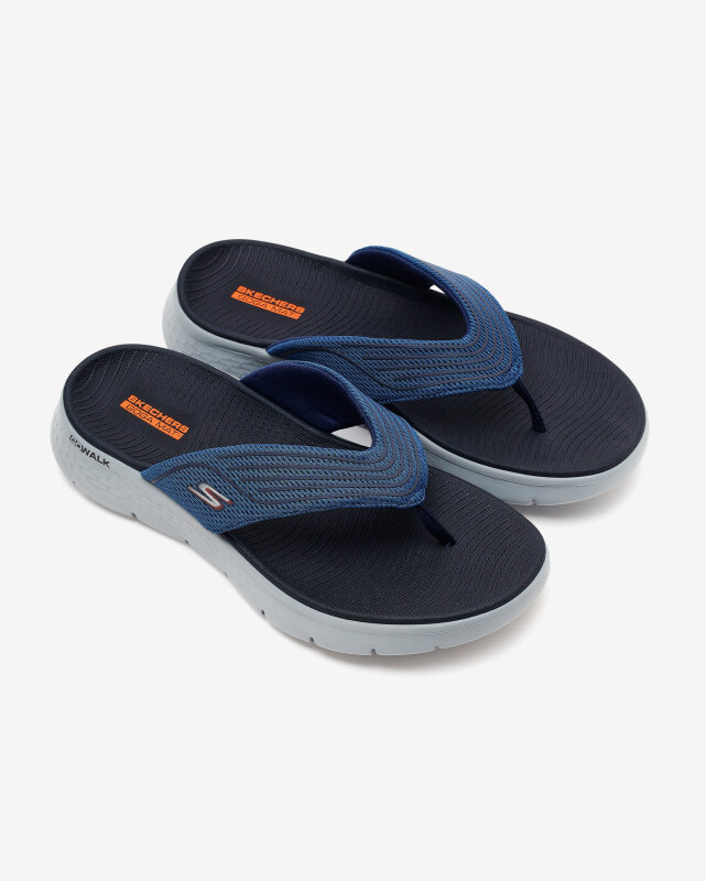 Skechers Go Walk Flex Sandal Lacivert Erkek Terlik - 3