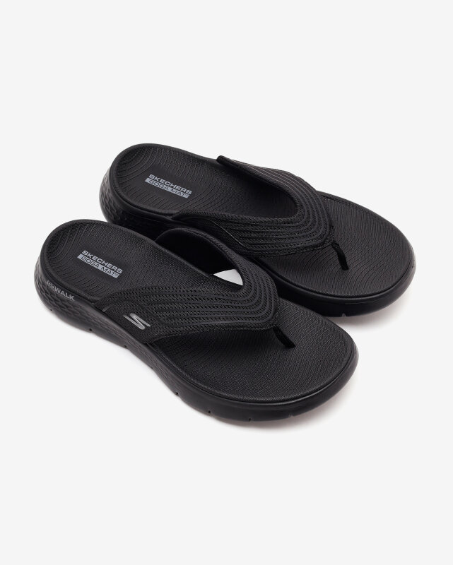 Skechers Go Walk Flex Sandal Siyah Erkek Terlik - 5