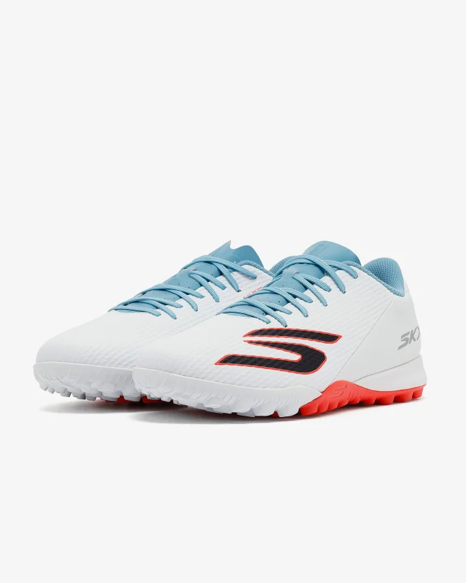 Skechers Gold TF Beyaz-Pembe Erkek Halı Saha Ayakkabısı - 6