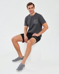 Skechers Graphic T-Shirt M Short Sleeve Antrasit Erkek Tshirt - 4