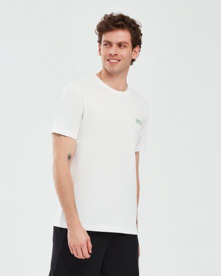 Skechers Graphic T-Shirt M Short Sleeve BEYAZ Erkek Tshirt - 2