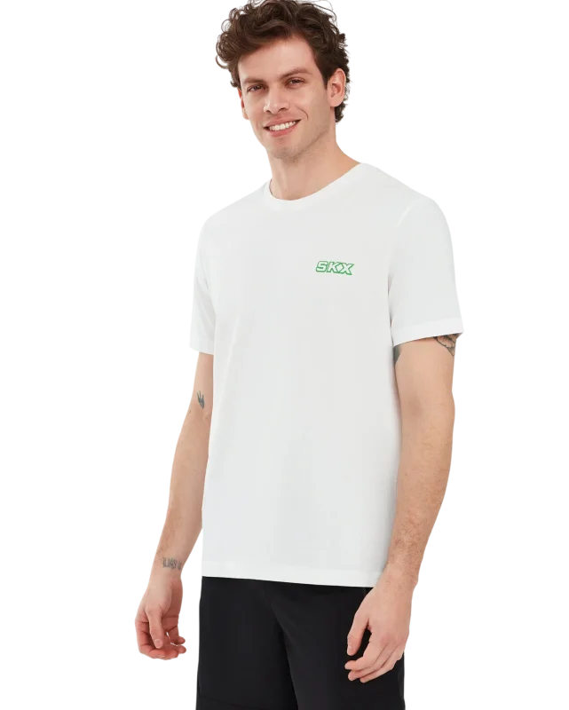 Skechers Graphic T-Shirt M Short Sleeve BEYAZ Erkek Tshirt - 4