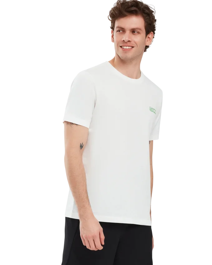 Skechers Graphic T-Shirt M Short Sleeve BEYAZ Erkek Tshirt - 2