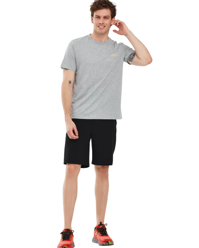 Skechers Graphic T-Shirt M Short Sleeve Gri Erkek Tshirt - 3