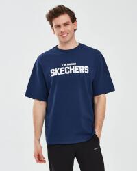 Skechers Graphic T-Shirt M Short Sleeve LACİVERT Erkek Tshirt - 1