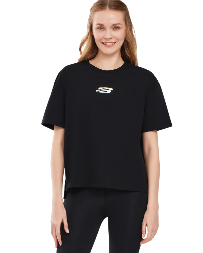 Skechers Graphic T-Shirt Sleeve Kadın Tshirt - 1