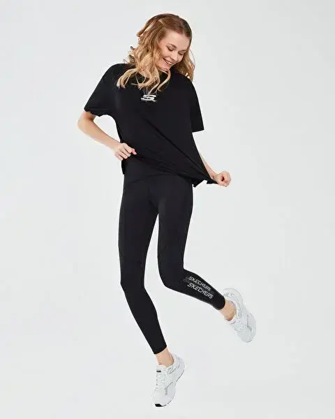 Skechers Graphic T-Shirt W Short Sleeve Kadın Tshirt - 4