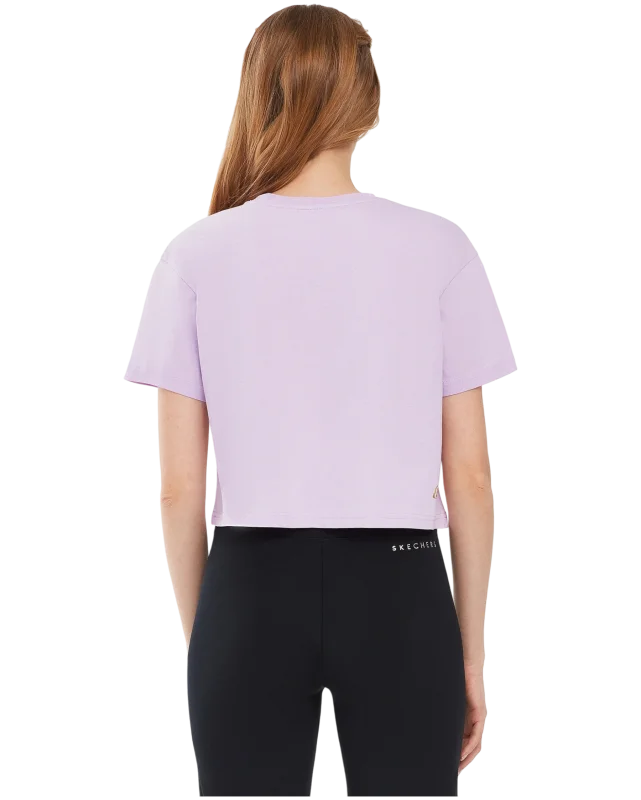 Skechers Graphic Sleeve Mor Kadın Tshirt - 3