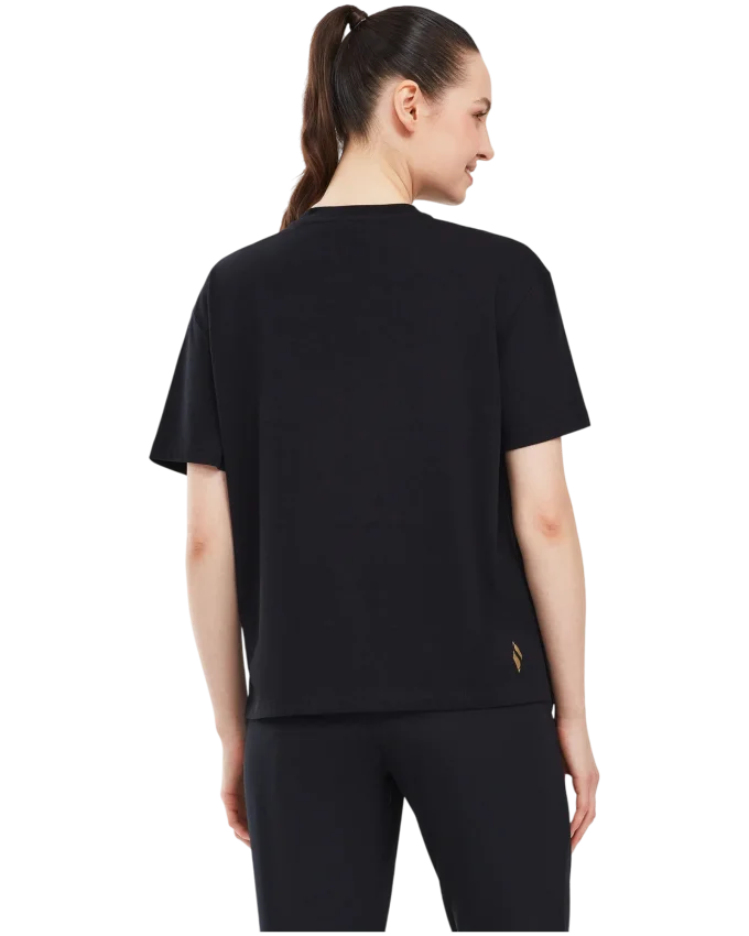 Skechers Graphic T-Shirt W Short Sleeve SİYAH Kadın Tshirt - 3