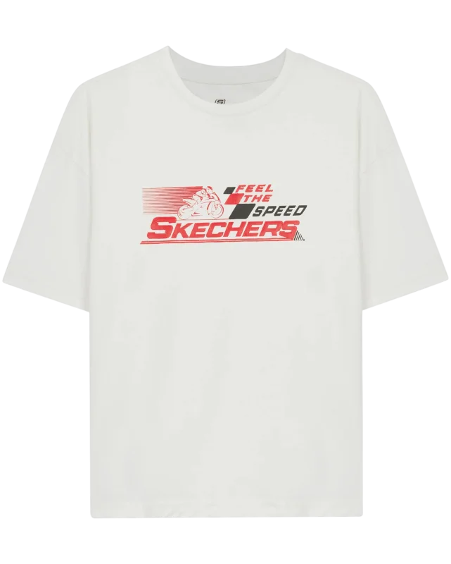 Skechers Graphic Tee B Short Sleeve BEYAZ Çocuk Tshirt - 4
